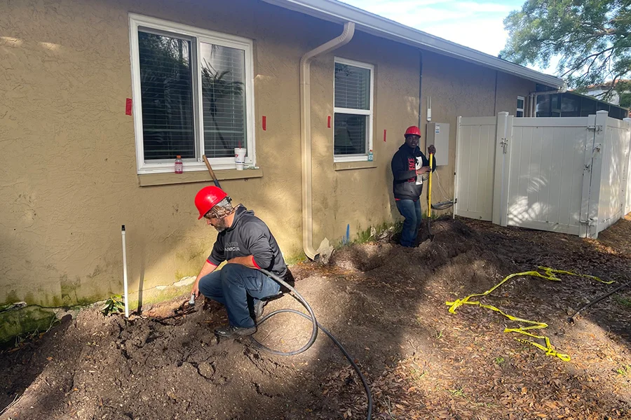 Injection Pier Installation
